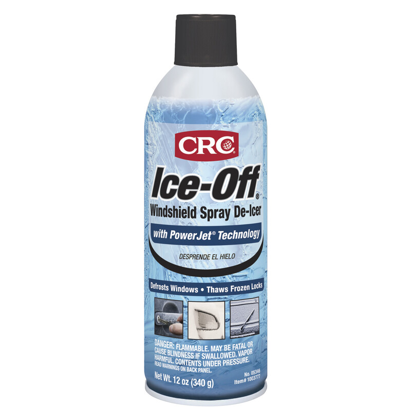 CRC 05346 Ice-Off Windshield Spray De-Icer, 12 Wt. oz, 12 Bottles (Cas (12-PACK)
