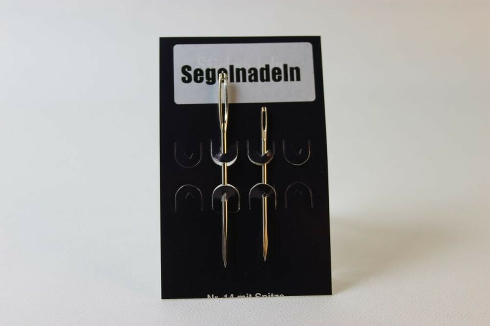 2 Sail Needles Triangular Tip Cloth Needle German Top Quality