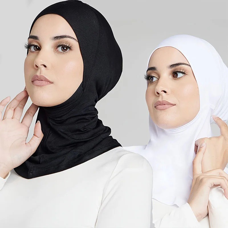 Muslim Neck Cover Head scarf Inner Hijab Caps Islamic Underscarf Ninja Scarf hat