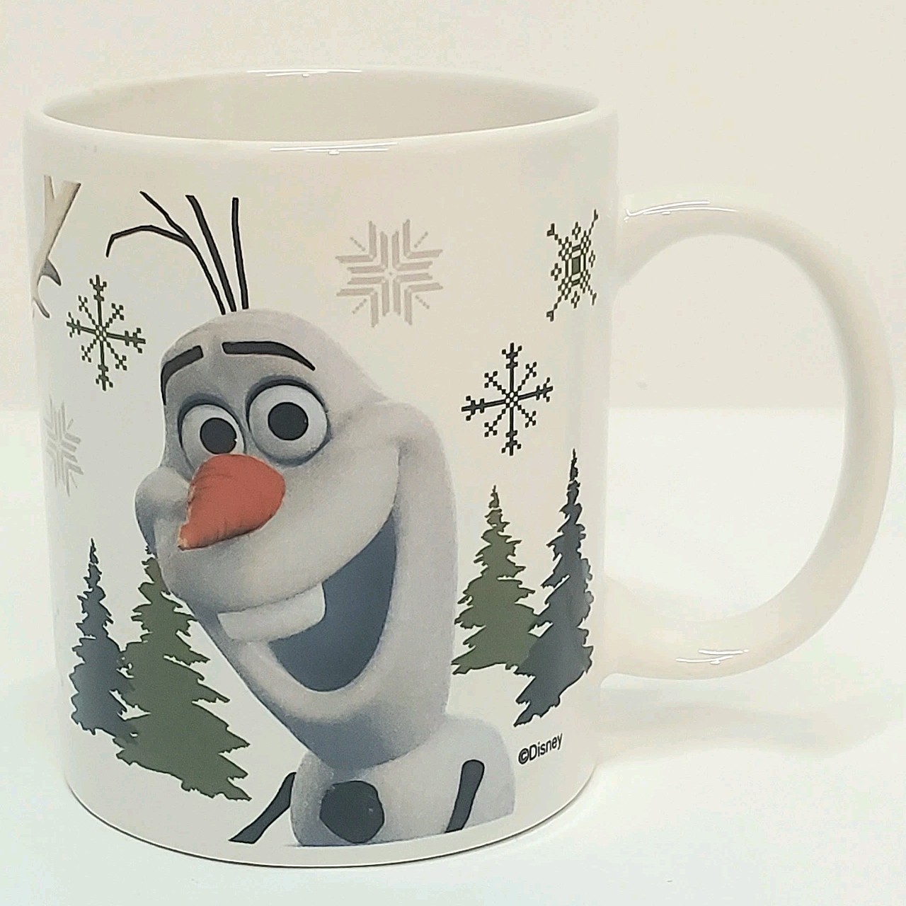 DISNEY 12 0Z. FROZEN MUG OF OLAF AND SVEN