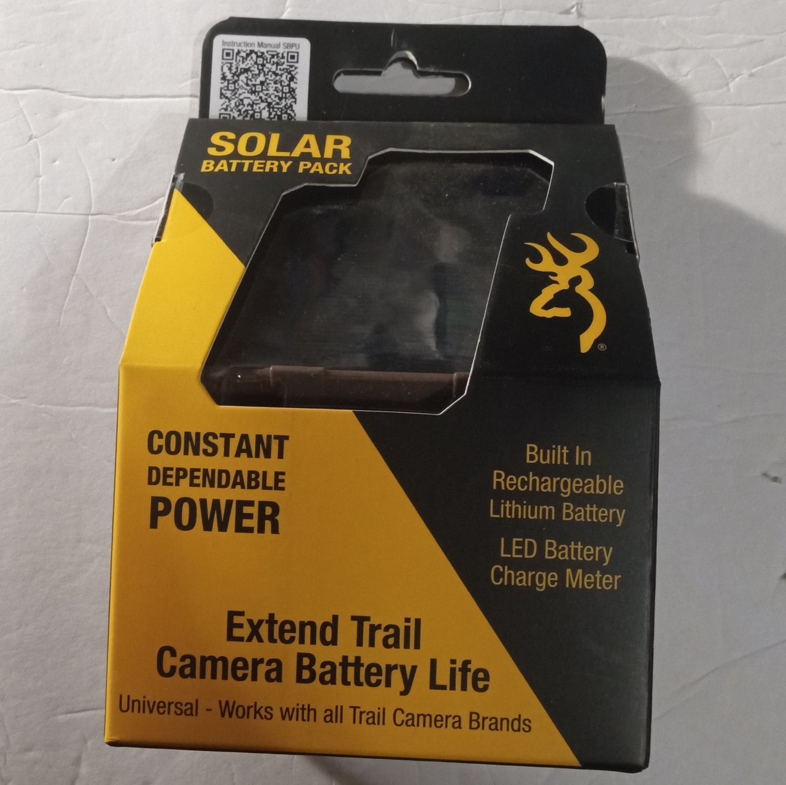Browning Solar Battery Pack Universal For Trail Cameras BTC-SBPU