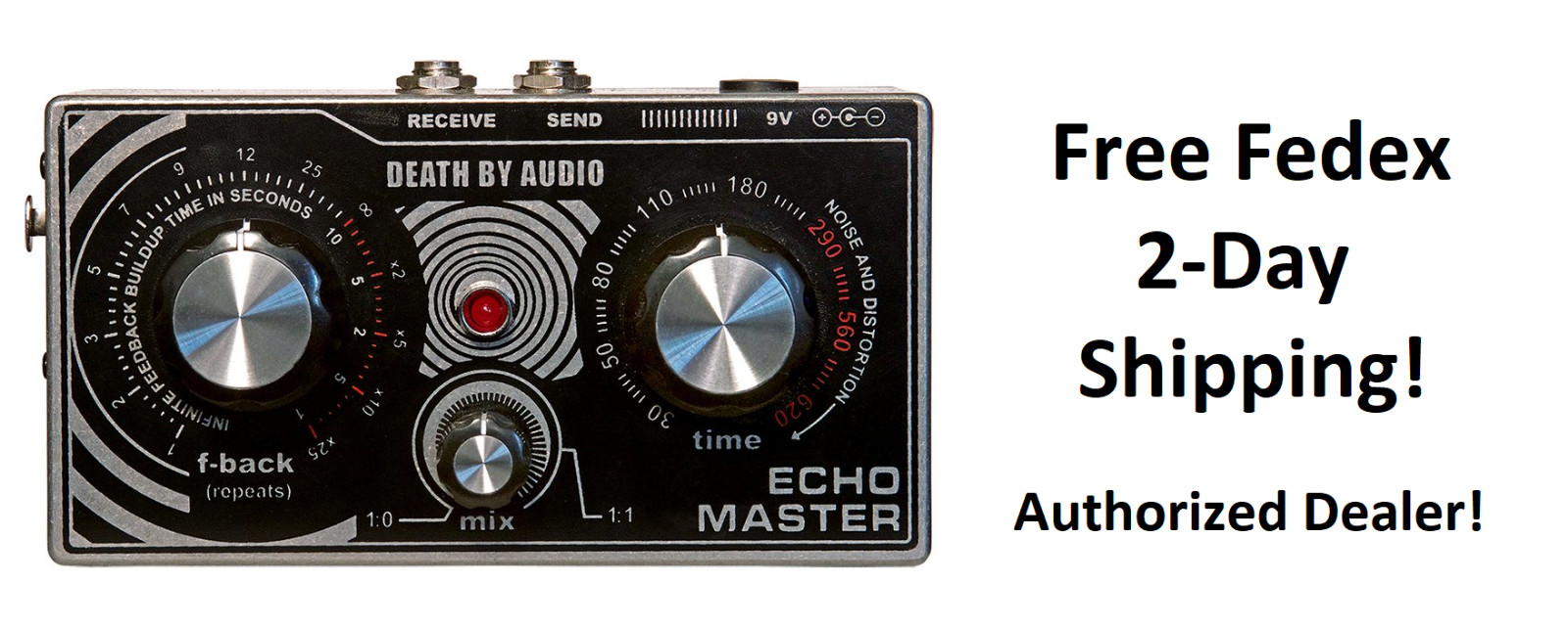 New Death By Audio Echo Master Vocal Effects Pedal