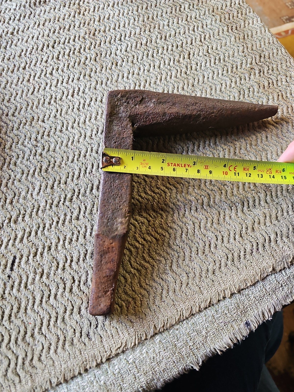Vintage Blacksmiths Anvil Spike Stake Tool Hardy Hole