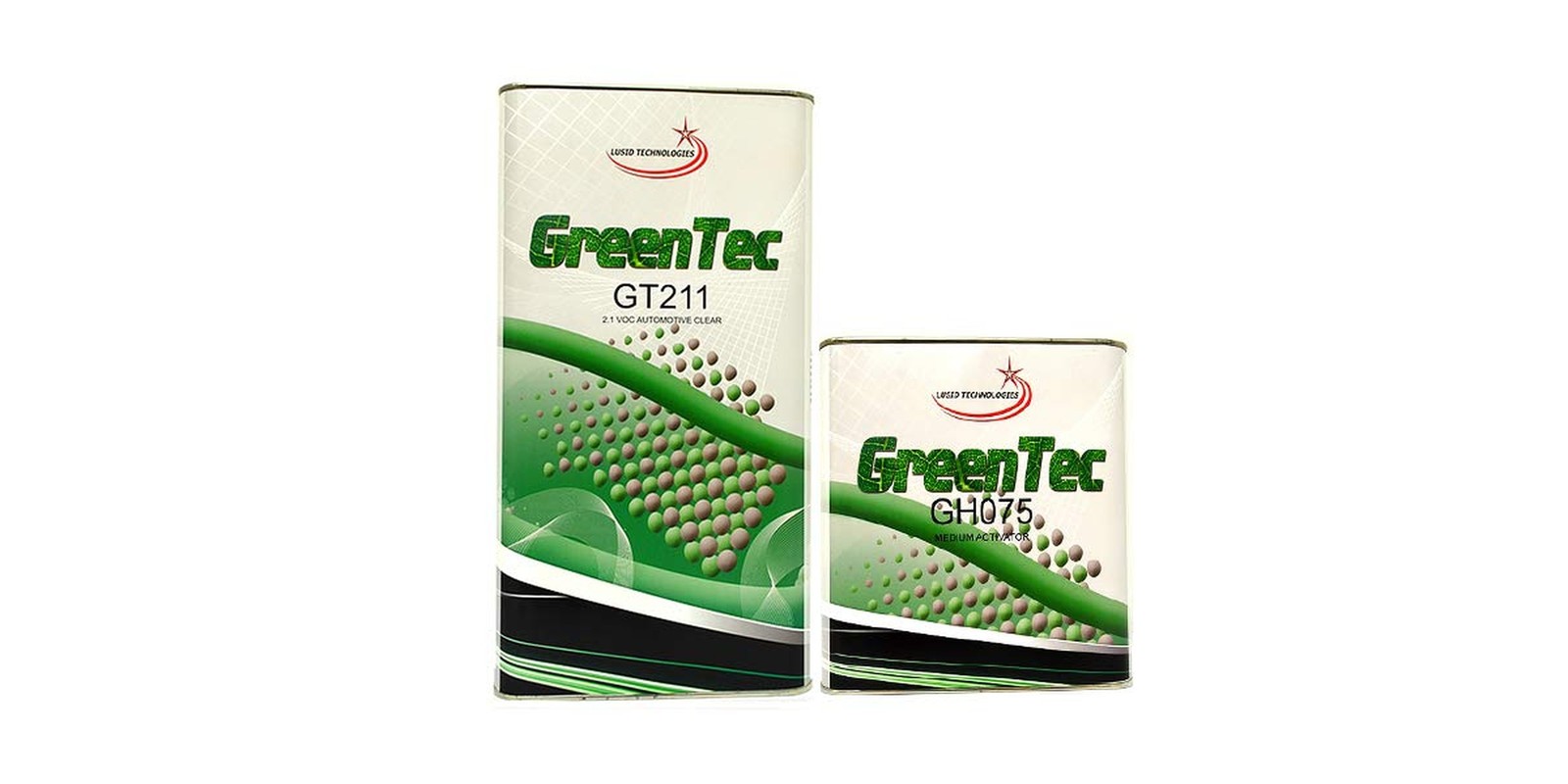 GT211, 5L 2.1 Voc Automotive Clear Coat High Gloss + 2.5L Hardener, European,...