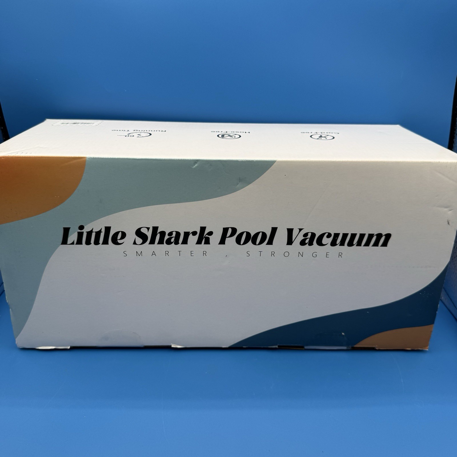 Little Shark Pool Vacuum For Above Ground Pool Hot Tub 60W 5000mAh Battery
