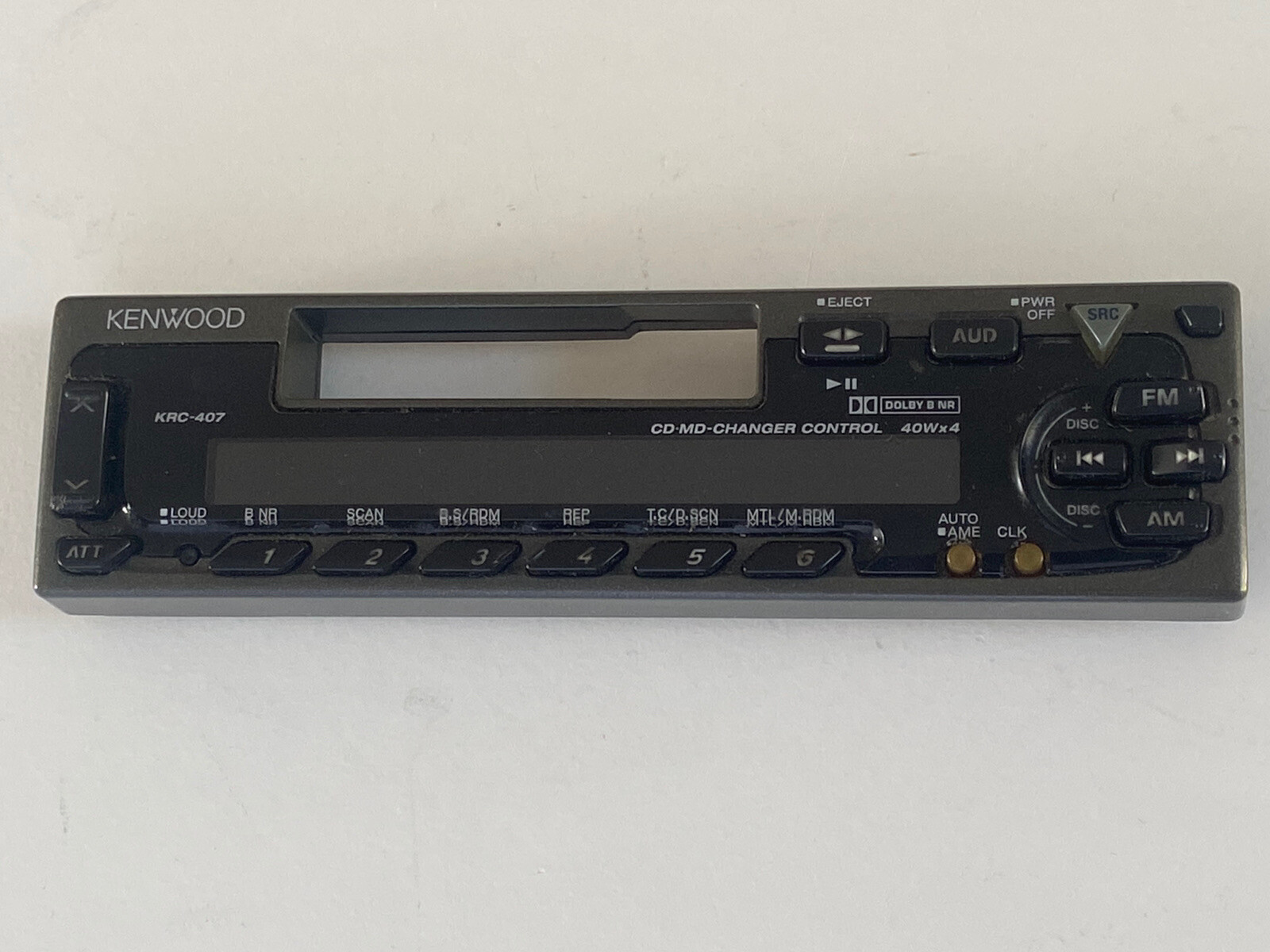 KENWOOD KRC-407 CAR STEREO KENWOOD KRC-407  CASSETTE FACEPLATE ONLY  OEM🟠