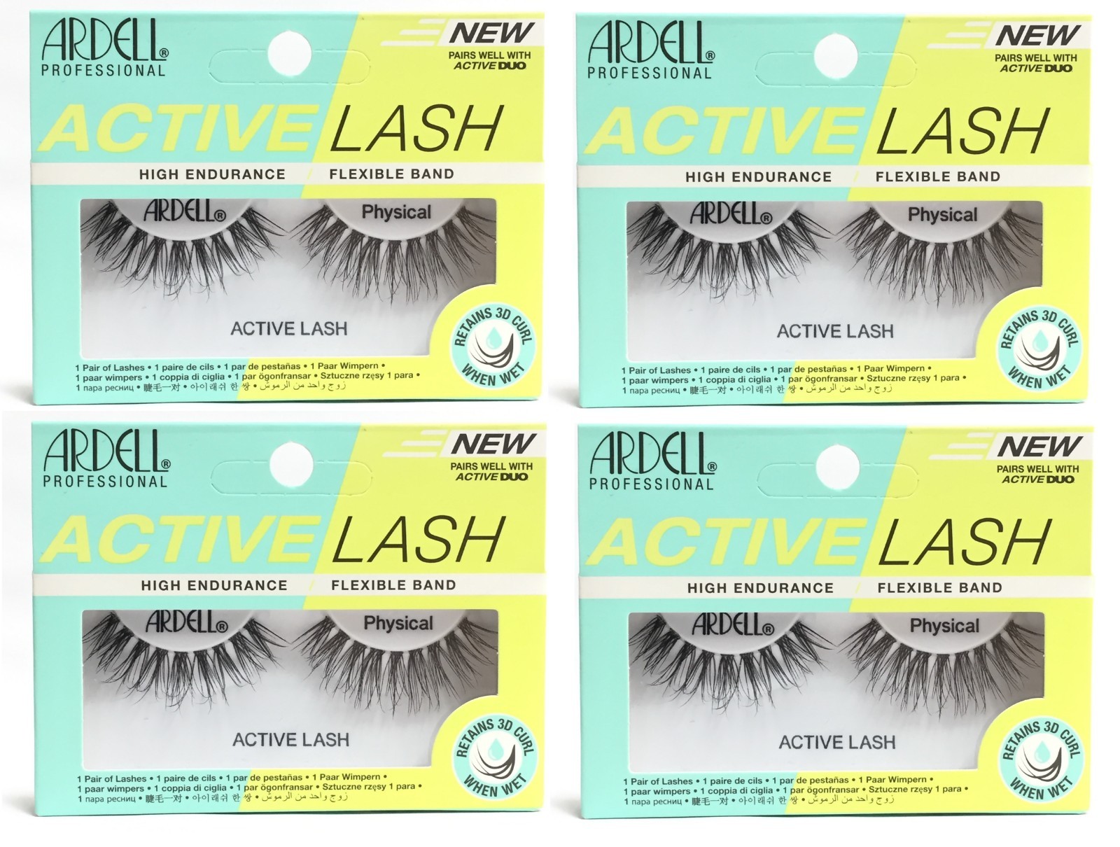 (4 PACK) Ardell Active Lash - Physical, Item #64683