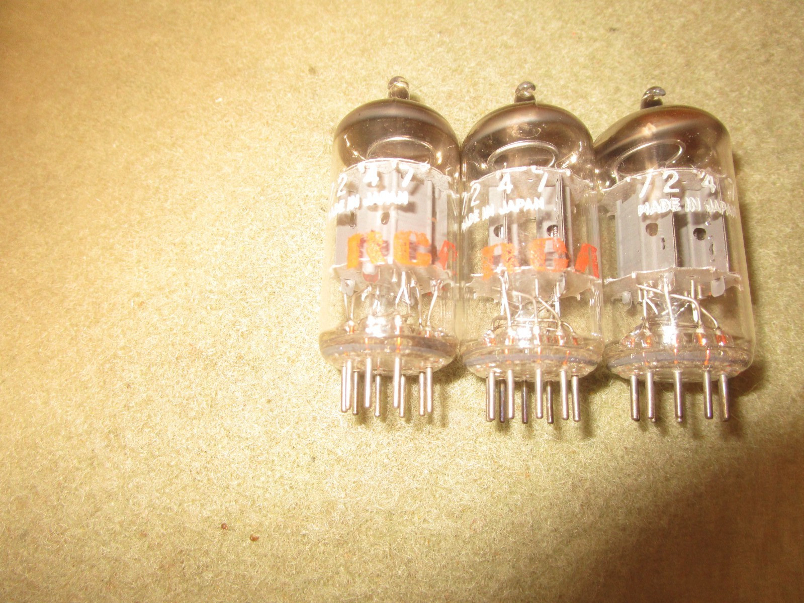 (3) Strong Testing RCA/Japan 7247   Guitar      Audio  Tubes