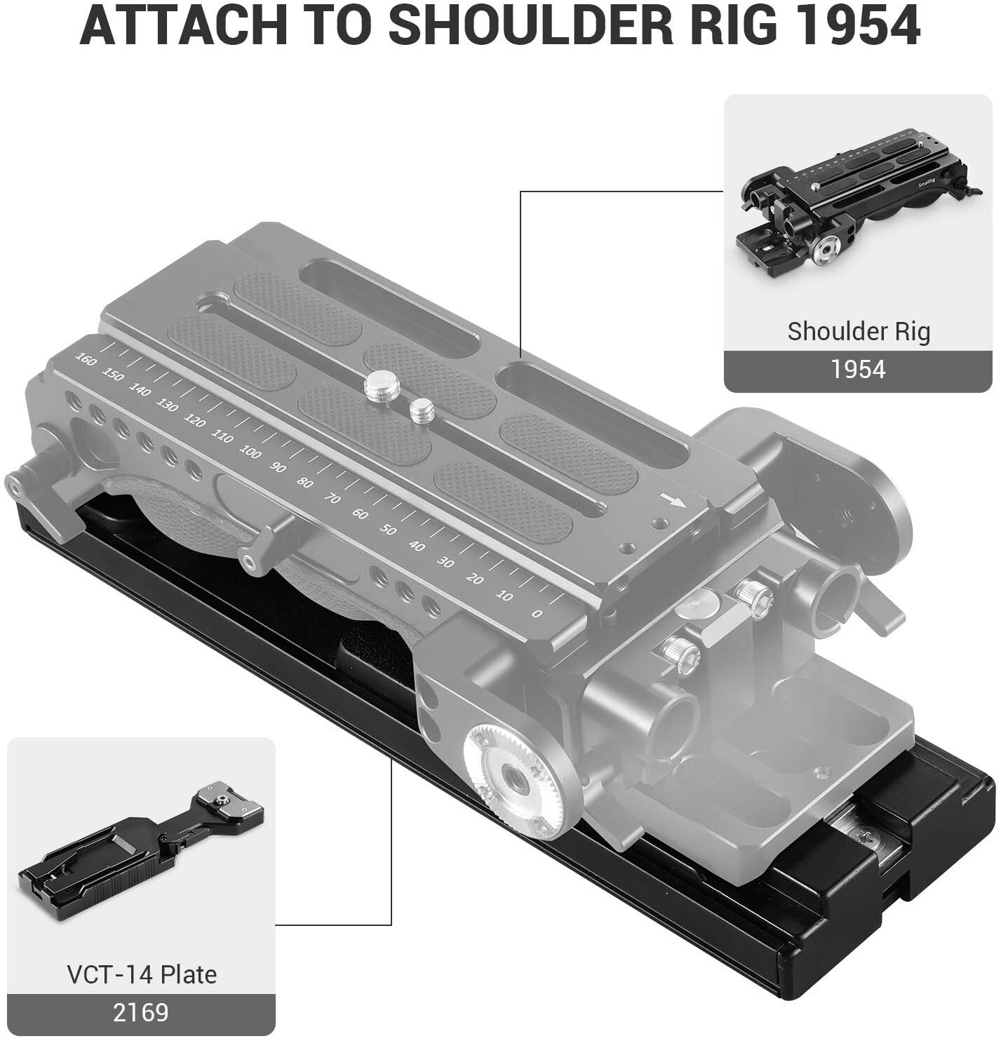 SmallRig VCT-14 Quick Release Tripod Adapter Plate for Sony VCT-14 2169