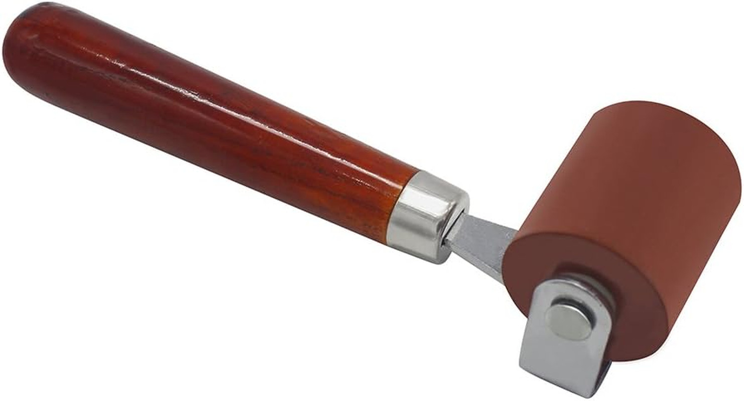 Rubber Brayer, Brayer Roller, Soft Rubber Brayer Roller with Wooden Handle