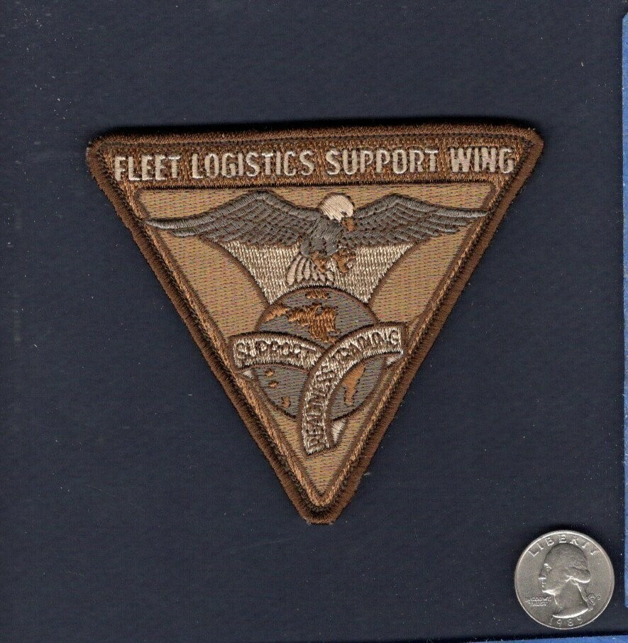 CFLSW Commander Fleet Logistic Support Wing Navy VR C-9 C-40 Squadron Patch + V