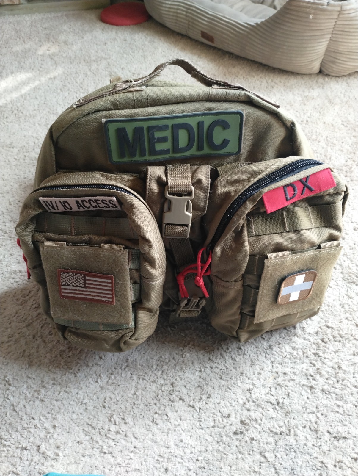 USGI TSSI TACOPS medic bag with extras