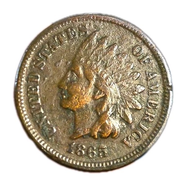 1865 Indian Cent .01. Net Choice Fine.