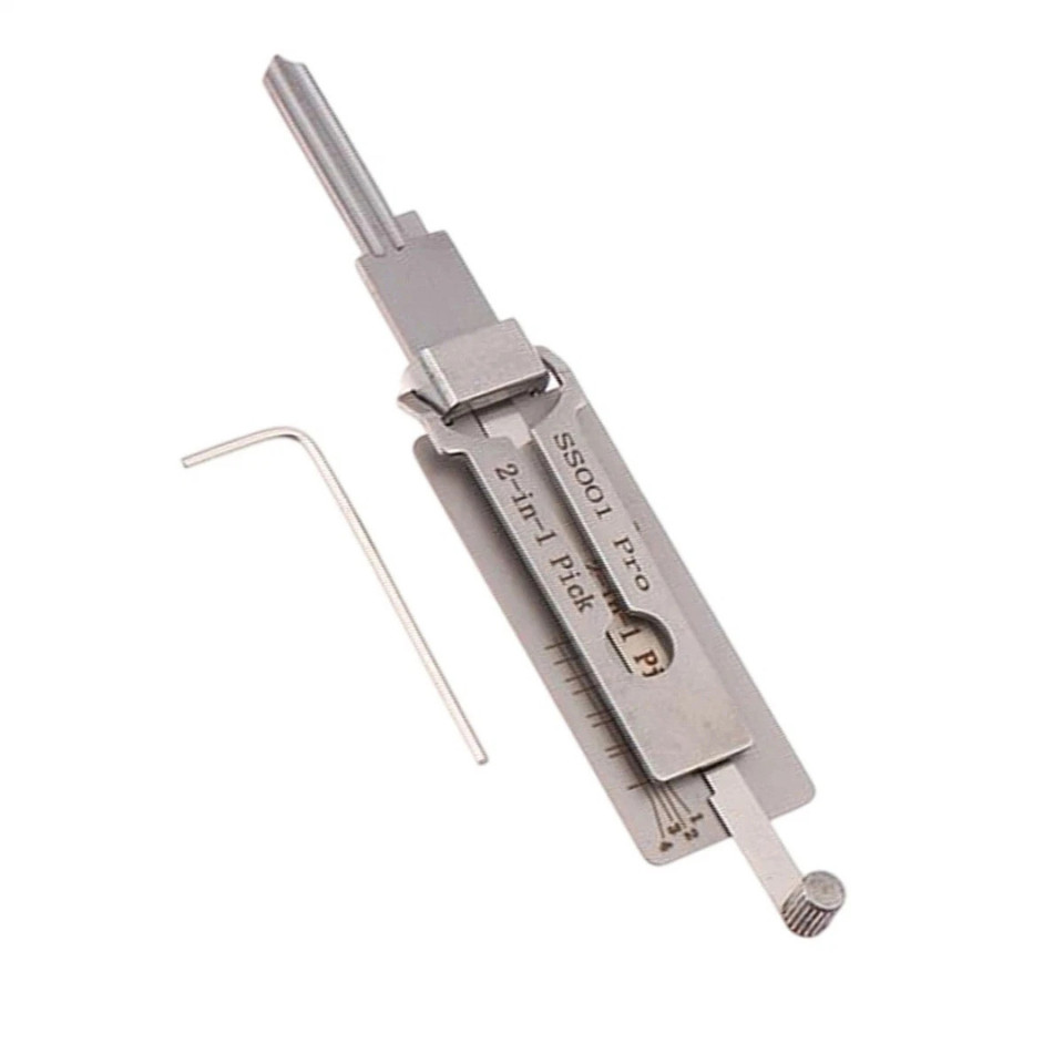 2-in-1 Stainless Steel Key Decoder Set SS001 + SS002 PRO