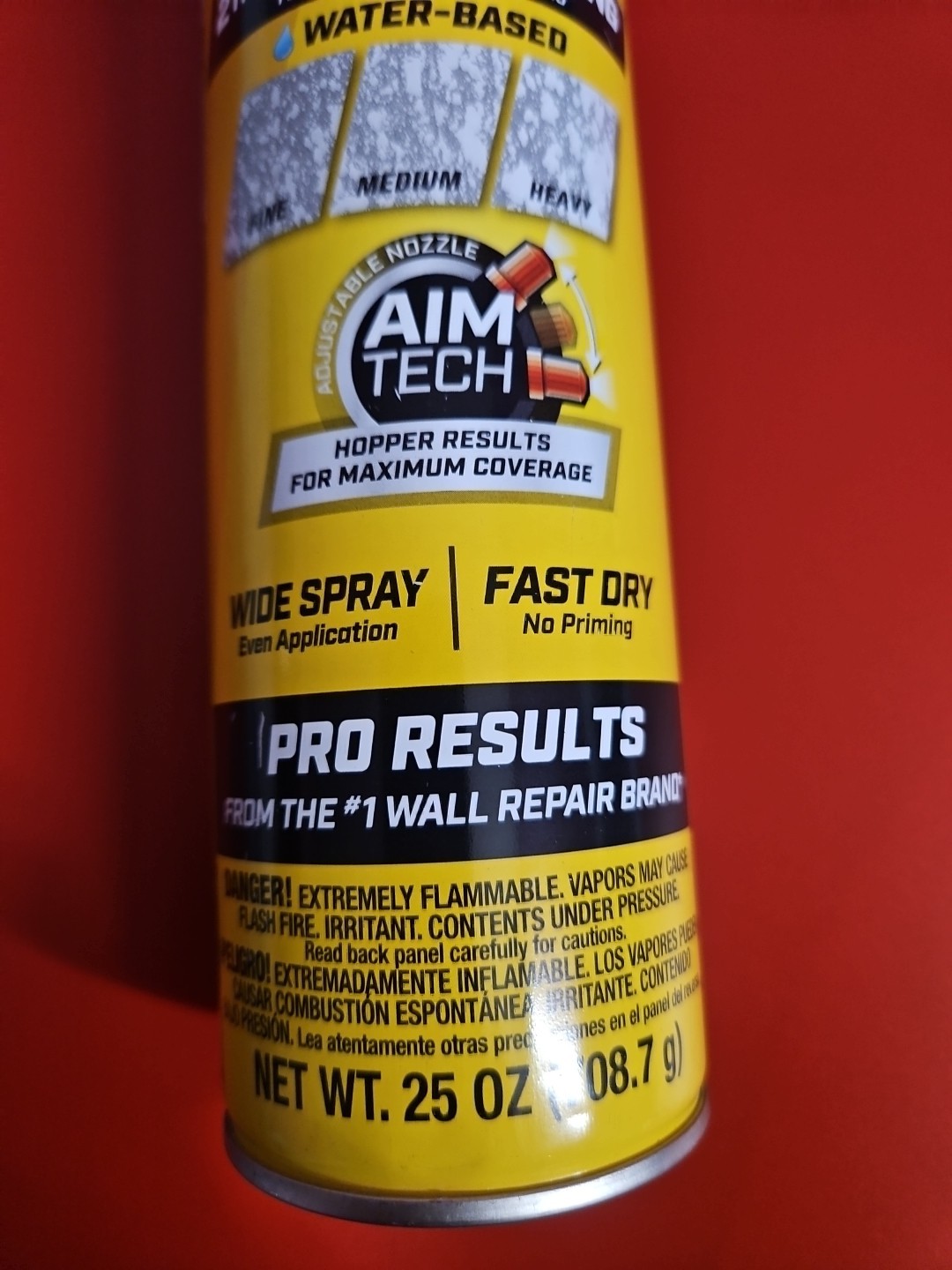DAP Knockdown Water Based 2 in 1 Wall & Ceiling Texture Wide Spray - 25 Oz - NEW