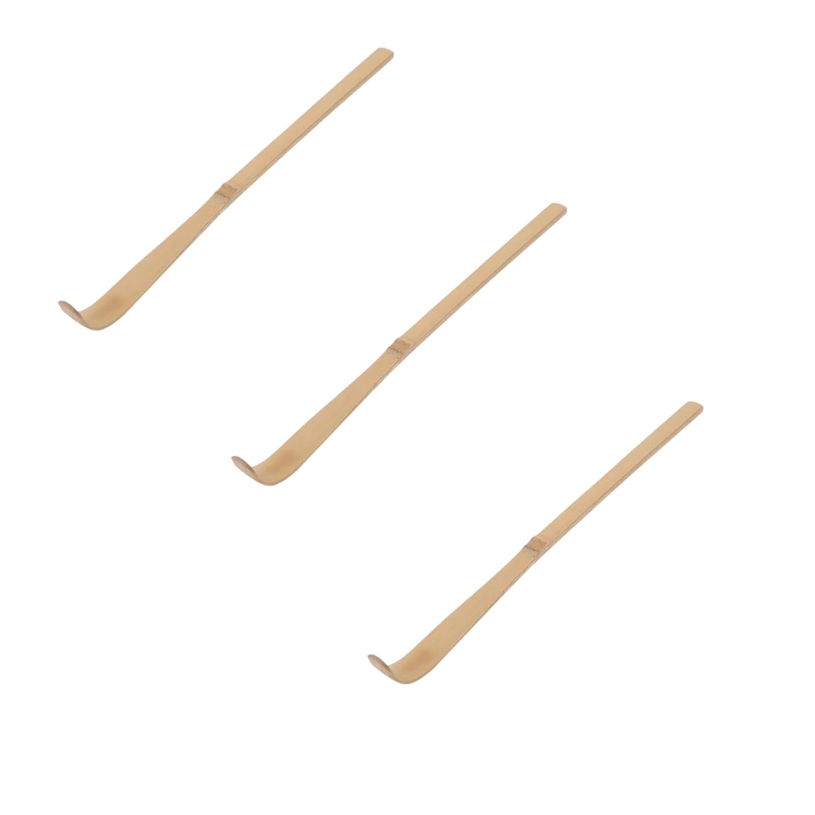 3Pcs Matcha Scoop Bamboo, Bamboo Japanese 1, Natural