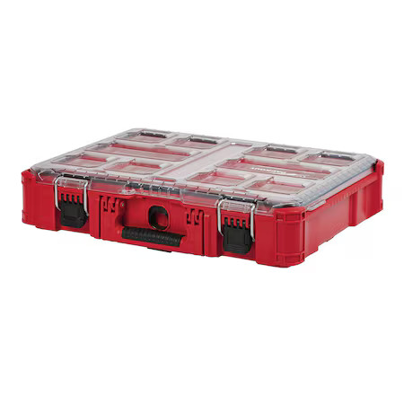 Milwaukee Tool 48-22-8430 Packout Tool Case, 10 Compartments, 19-3/4 In W X
