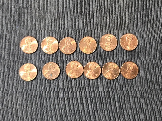 2002 P&D Lincoln Memorial Cents  (E1007)