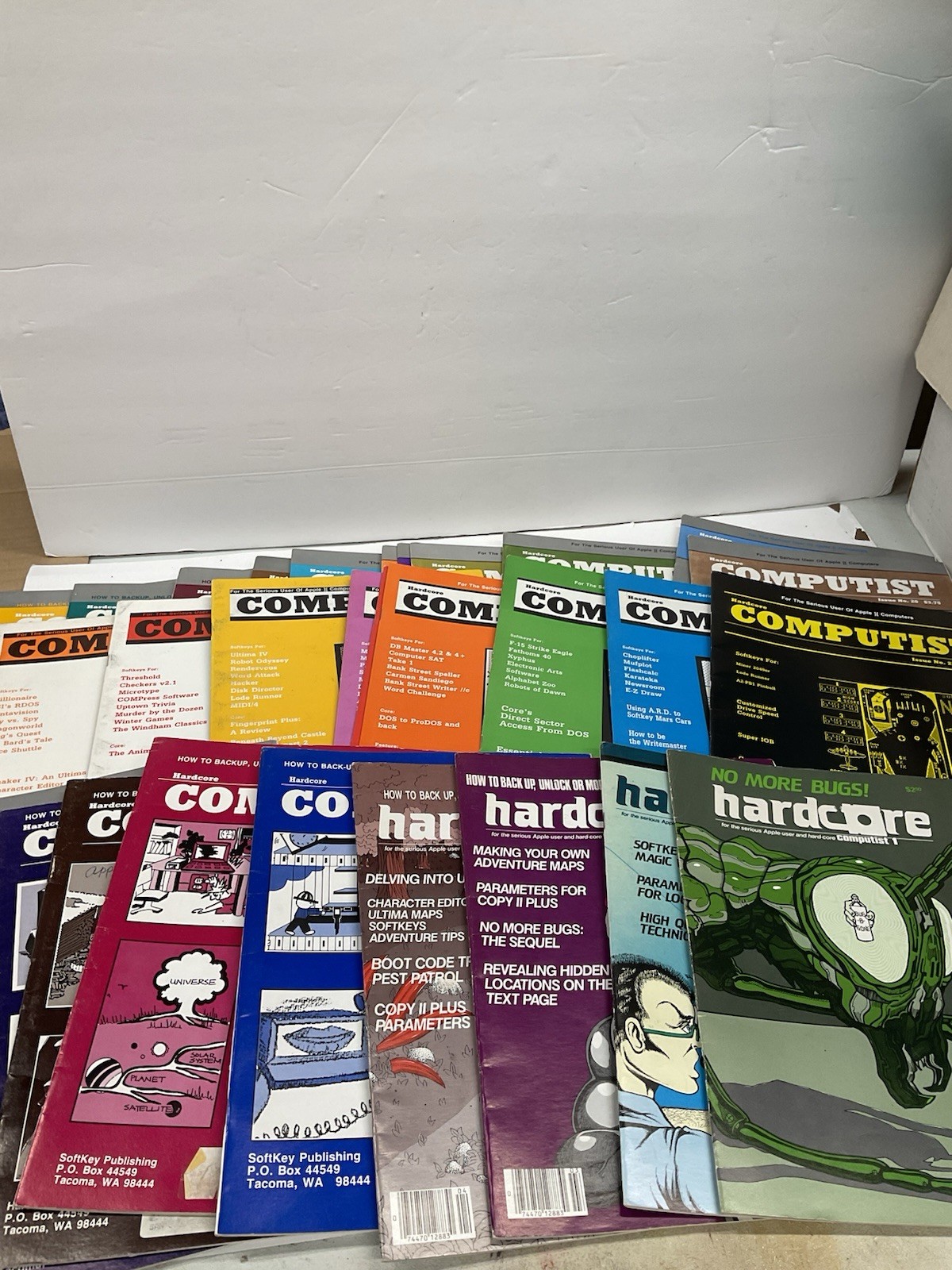 Vintage Apple II  Computist Hardcore Magazine Lot Of 30 1983