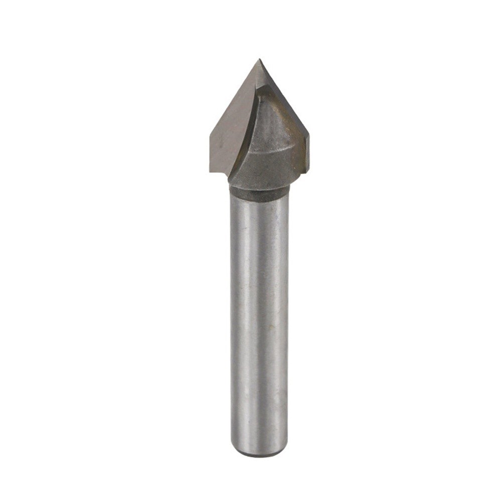 Chamfer End Mill Engraving Capability Reduced Chipping Risk Double-edged