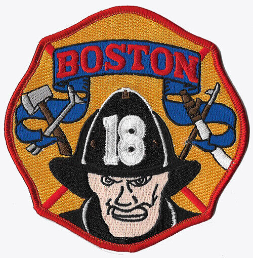 Boston Engine 18 - Classic Vintage Fire Patch NEW