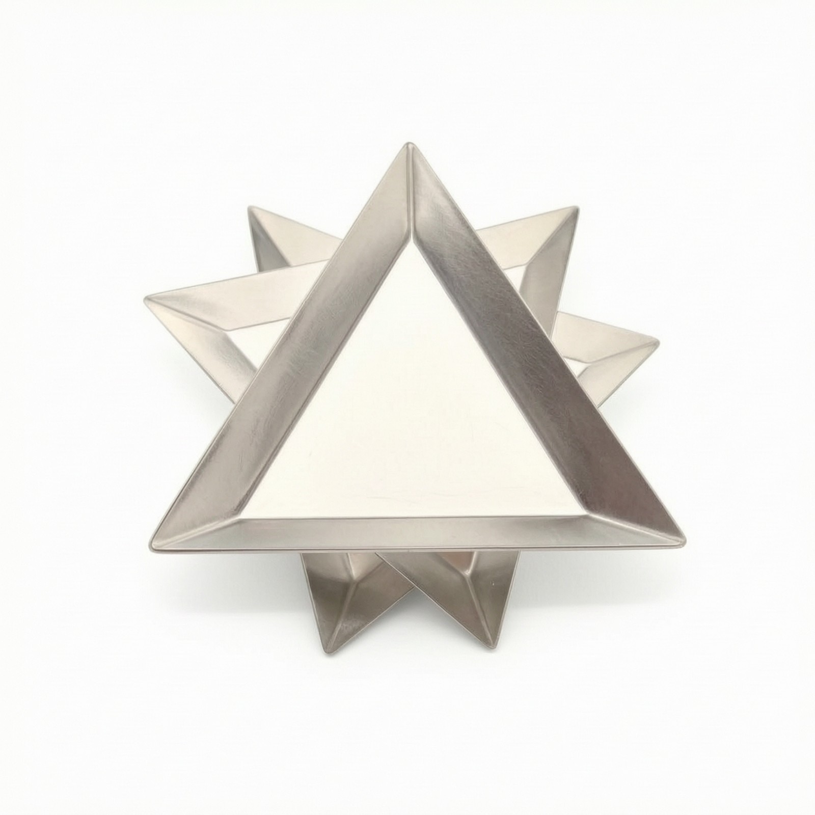 10 Pieces Triangular Tray Triangle Bead Tray Open-Top for Nail Design, Crafters
