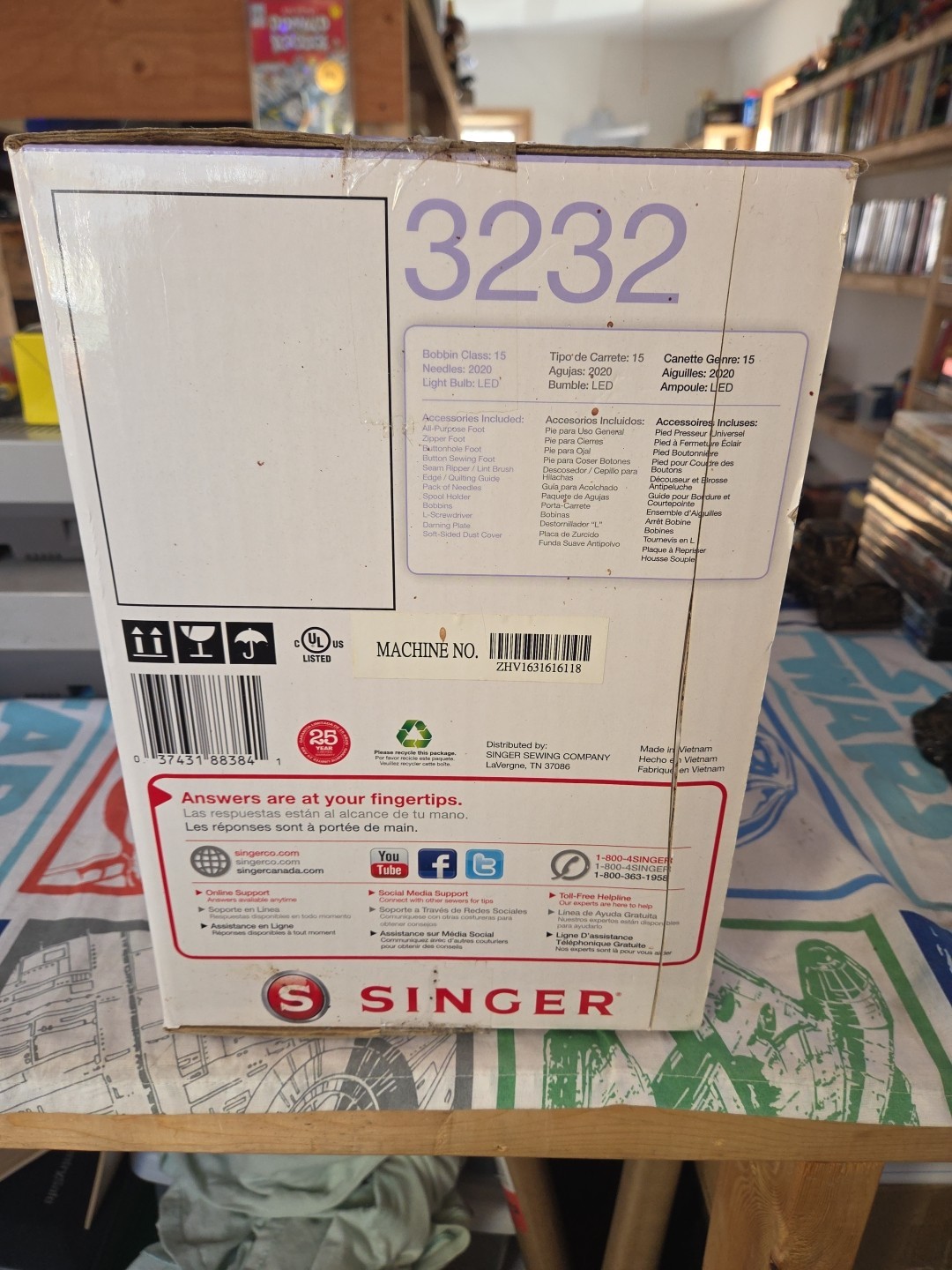 Singer Simple 3232 Sewing Machine Automatic Needle Threader 110 Stitch - NEW