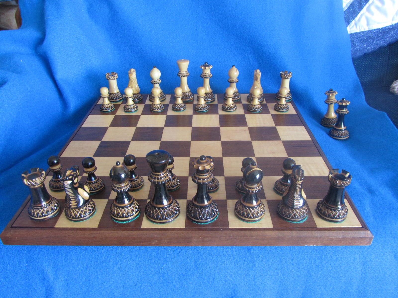 Parker Staunton Burnt Wood Chess Pieces,  you choose!