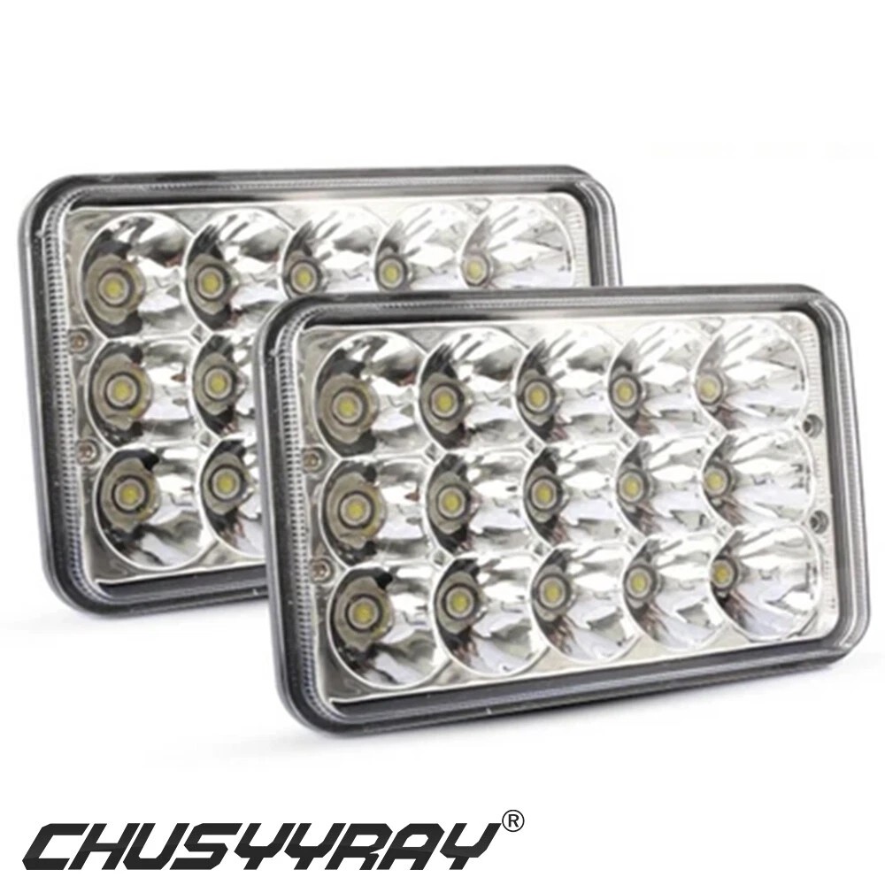 100W 6x4 Led Headlights For Deere 6120,6120L,6220,6220L,6320,6320L,5045D x2