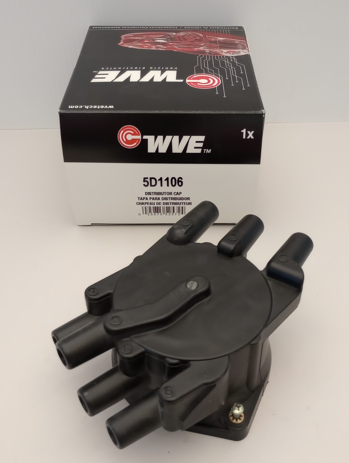 WVE 5D1106 Distributor Cap JH187 1747002 03373 MD618431