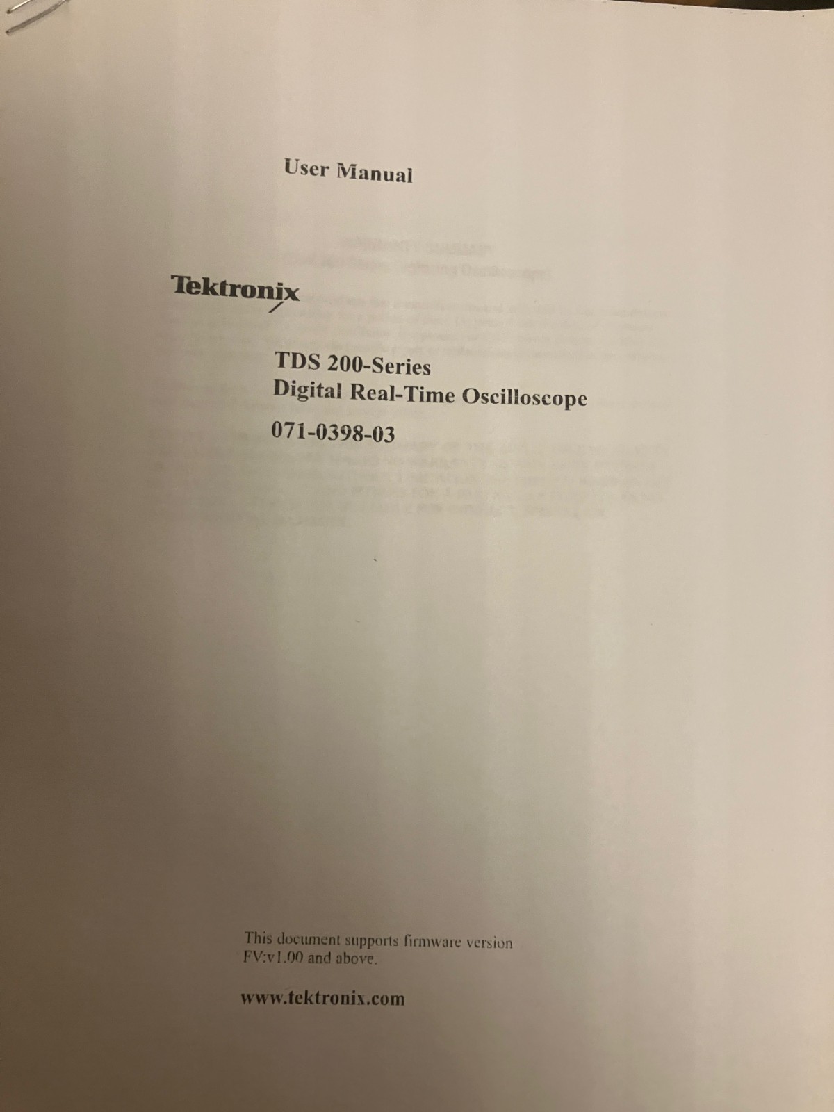 Tektronix TDS220 Digital Oscilloscope