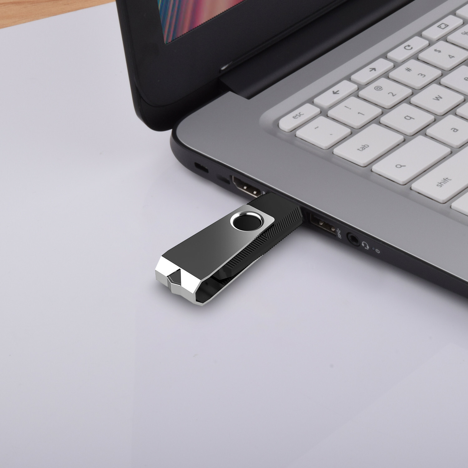 64GB USB 2.0 Rotating USB Flash Drive Memory Stick Thumb Flash Drive Storage