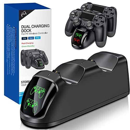 QPlay PS4 Controller Dual Charging Dock