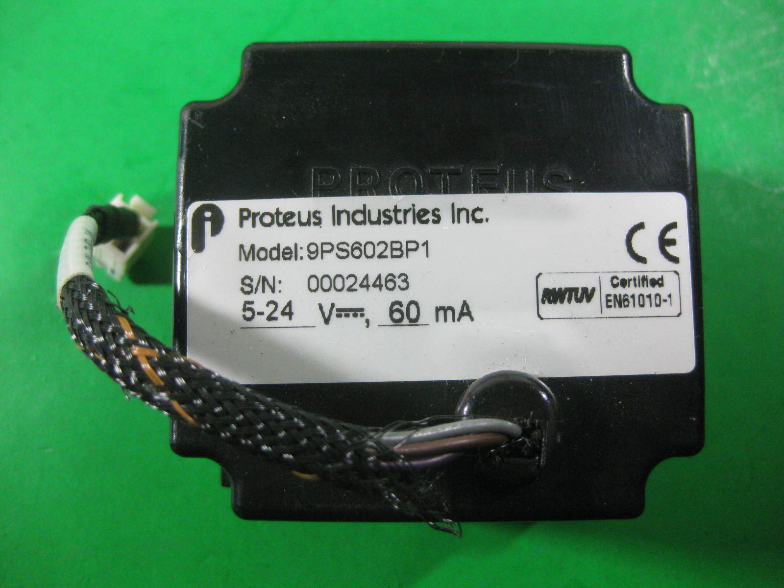 Proteus Industries 5-24V, 60mA -- 9PS602BP1 -- Used