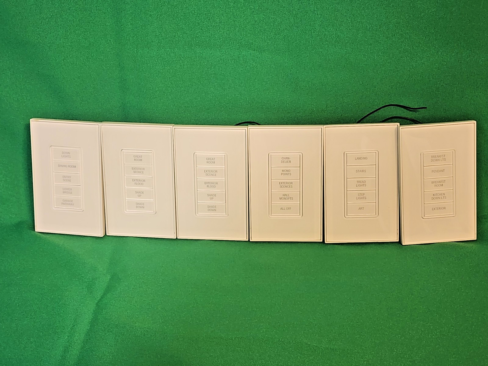 Vantage Controls WireLink Universal Dimmer Station / EasyTouch Glass *4 Button*