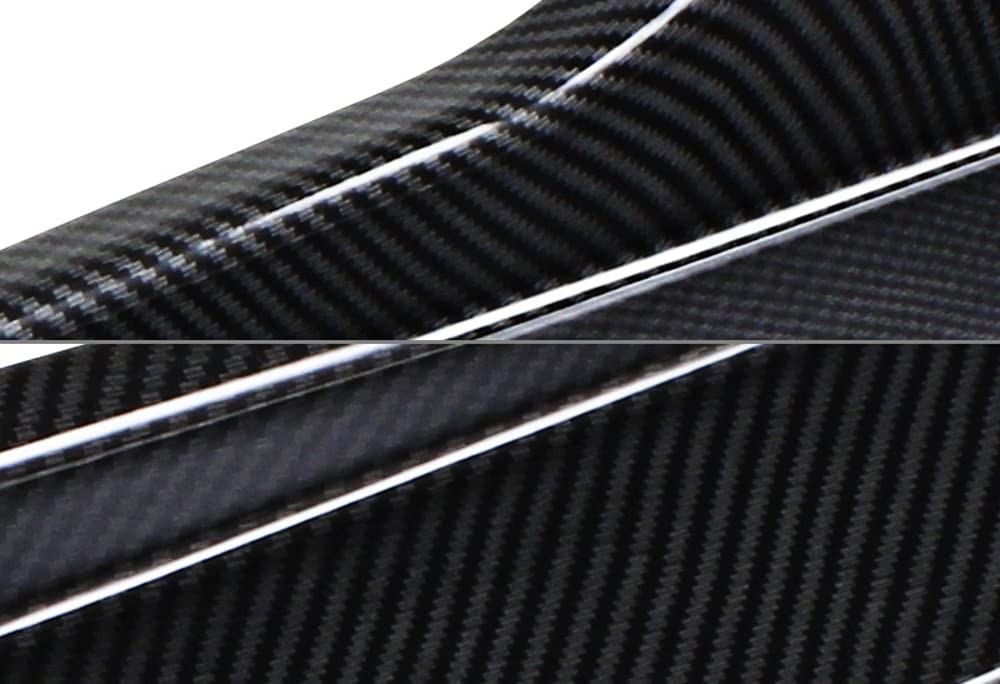 5PCS Front Bumper Lip Skirt Diffuser for Audi A3 S3 S Line 2017 2020 Carbon