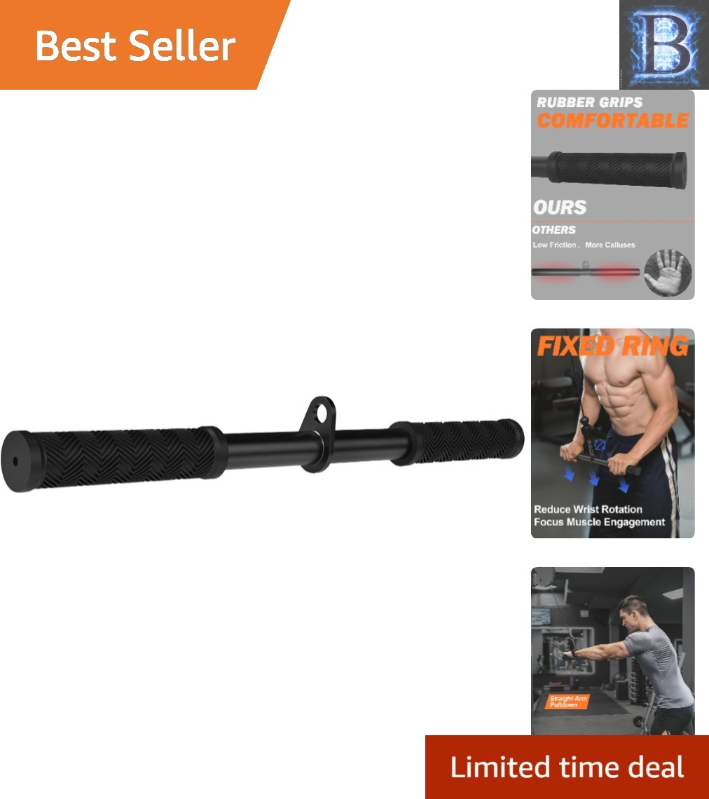 High-Strength Stainless Steel Tricep Pushdown Bar – Perfect for All Gym Routines