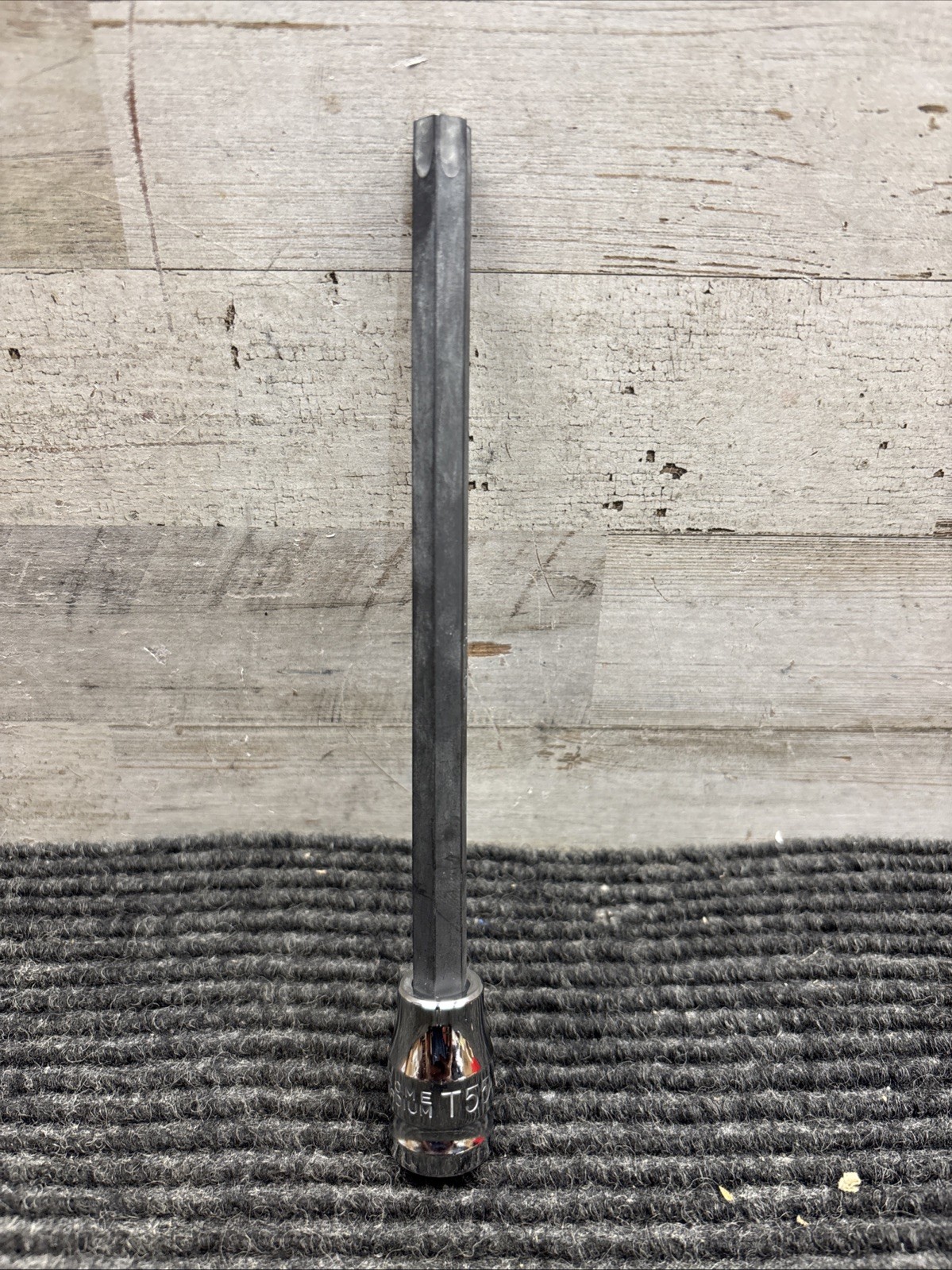 T55 3/8" Drive Extra Long 110mm Tamper Torx Star Security Bit Socket S2 T55