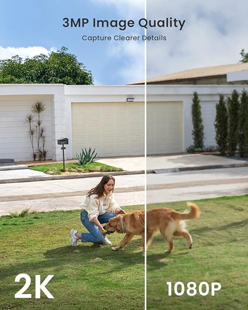 ieGeek 2K Outdoor Wireless WiFi Battery Powered Night Vision Security Camera