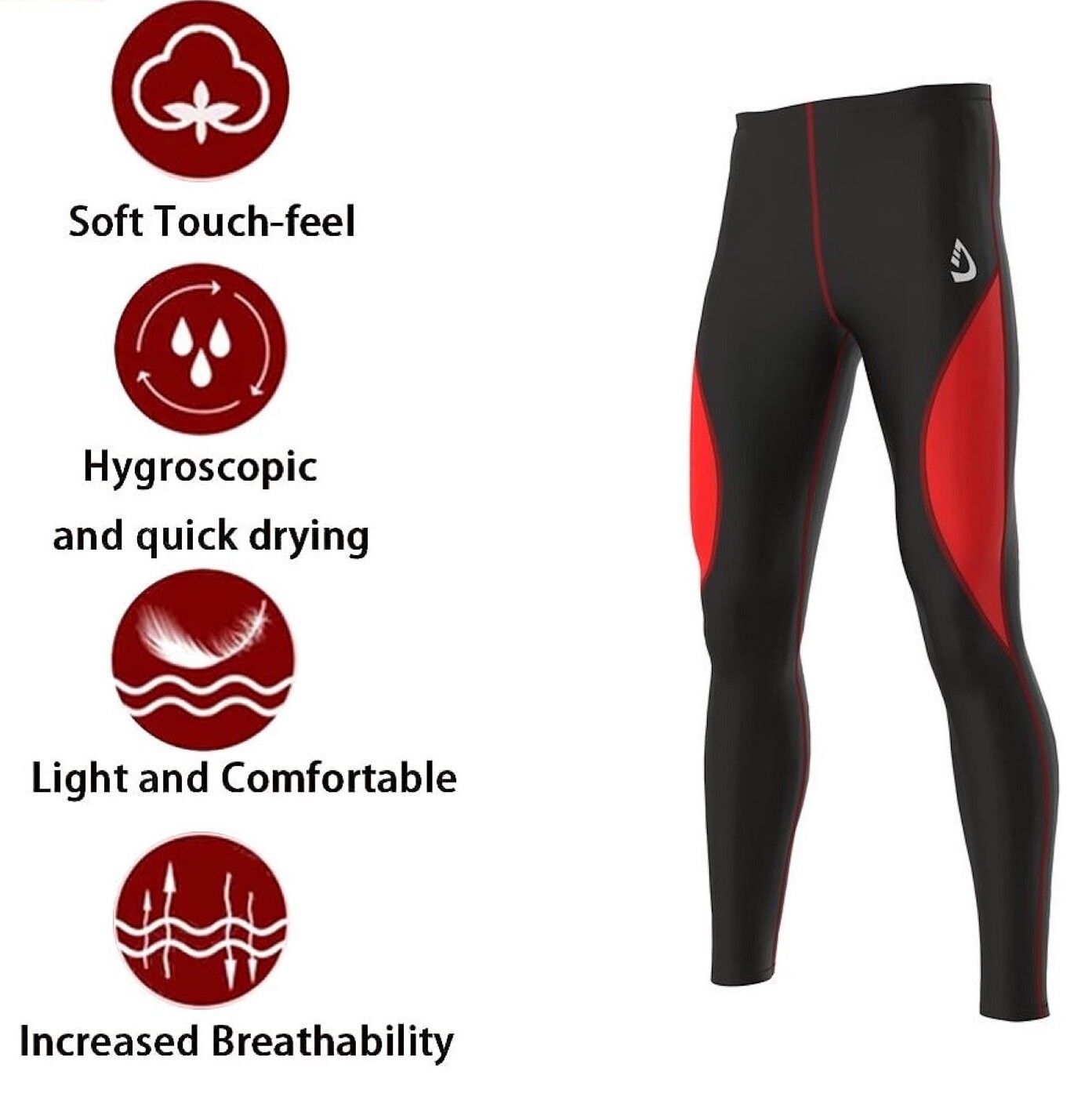 Men's Compression Skin Fit Armour Tights Gym, Running Yoga Active Pants Pack 03