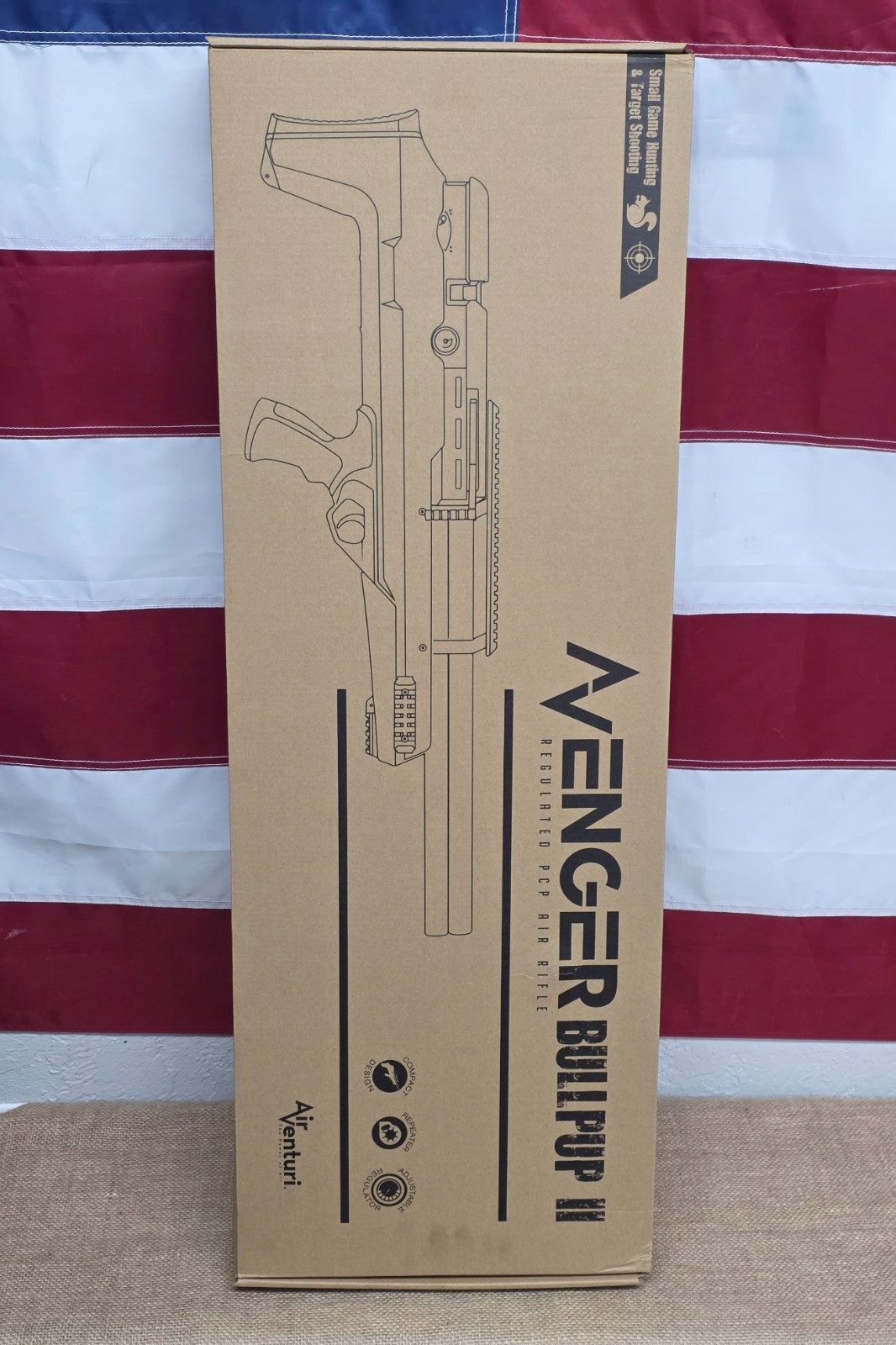 Air Venturi Avenger Bullpup II Regulated PCP Air Rifle .22 930 FPS - AV-00206-2