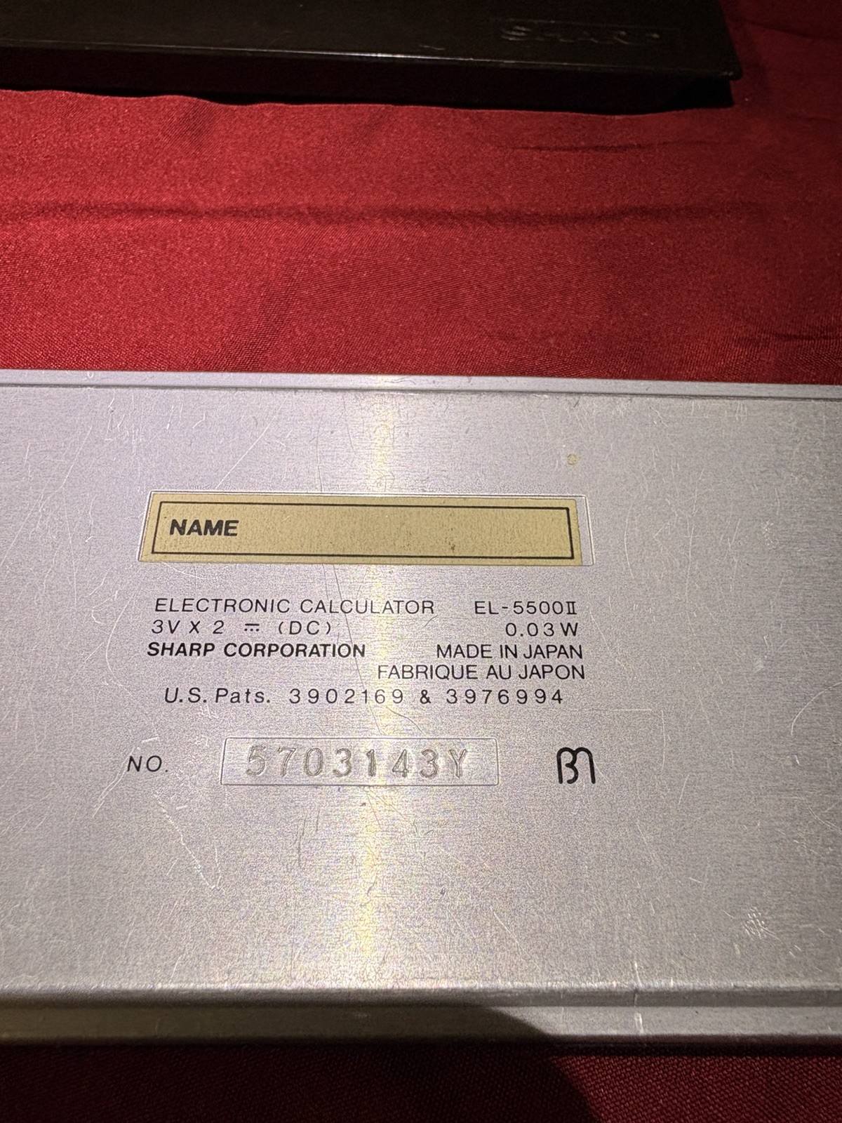 Vintage Sharp EL-5500II With Textbook Scientific Computer With Matrix Function