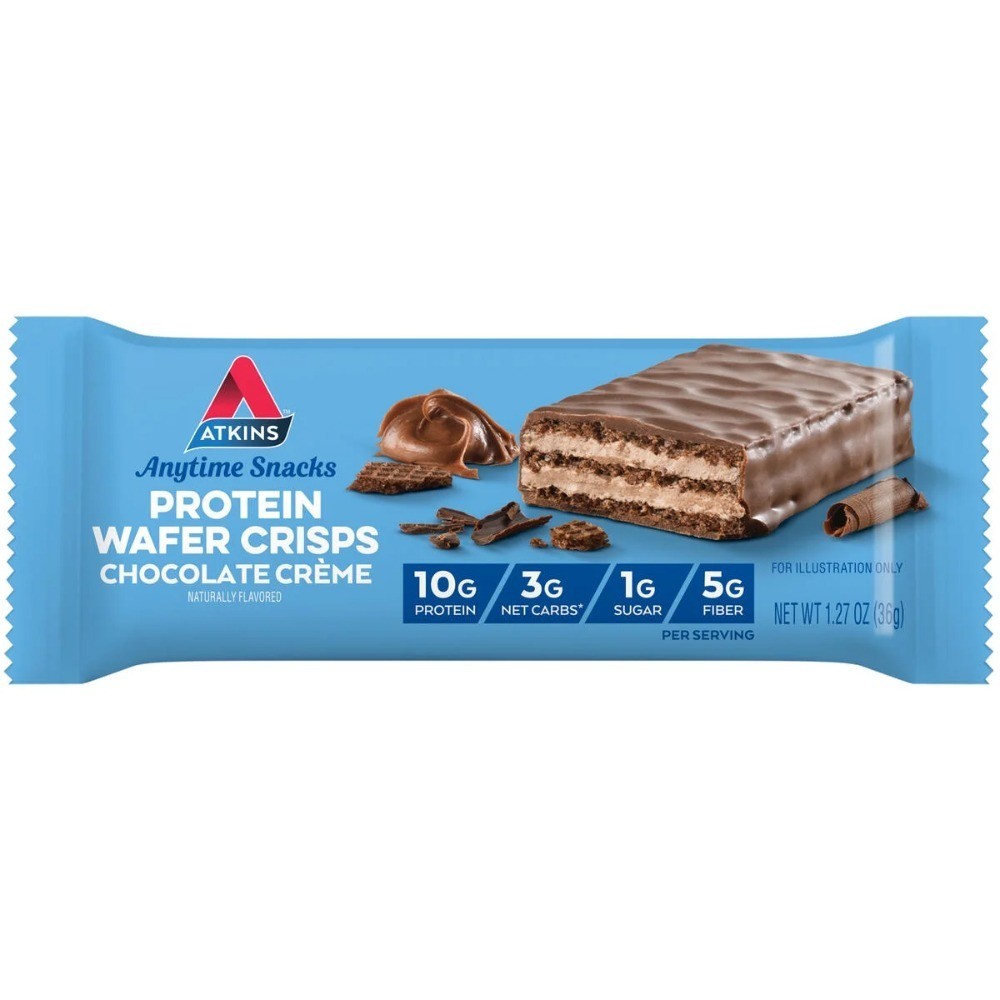 Chocolate Creme Wafers High Protein Low Carb Snack Keto Friendly Treat 5 Count 2