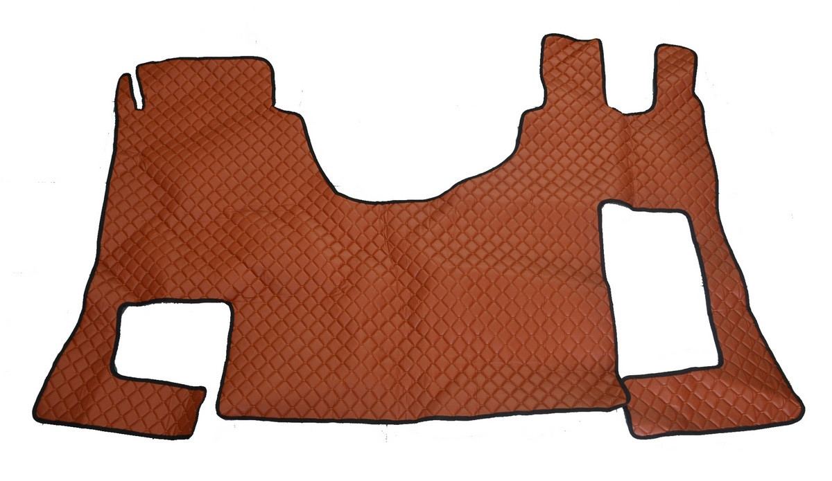 # Brown Eco Leather Floor Mats for Actros MP4 Automatic RightHandDrive models