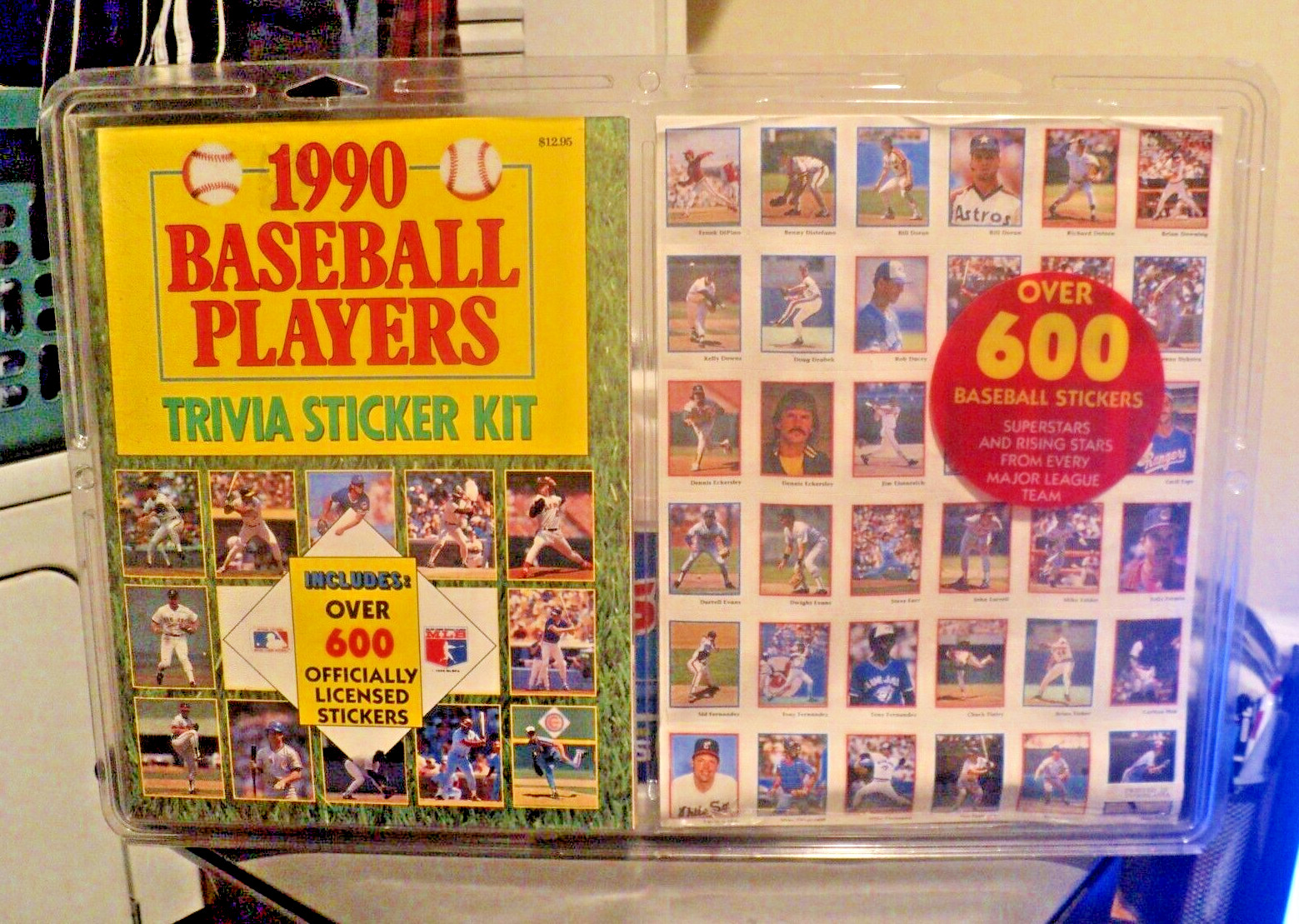1990 BASEBALL Trivia Sticker Kit (1990, Kit) BRAND NEW: 600 Players: MLB Trading