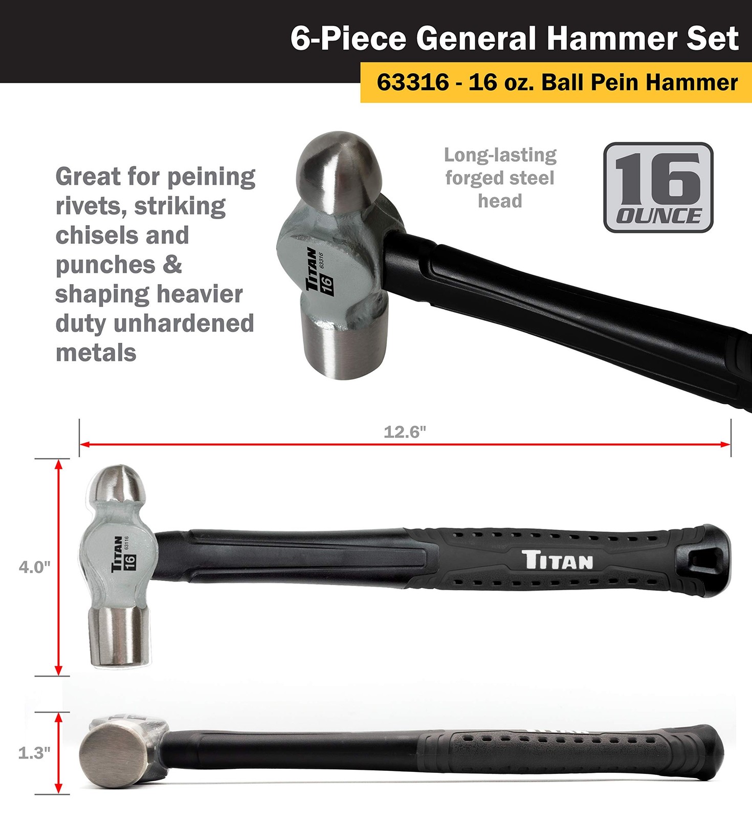 Piece Rubber Mallet Set Includes