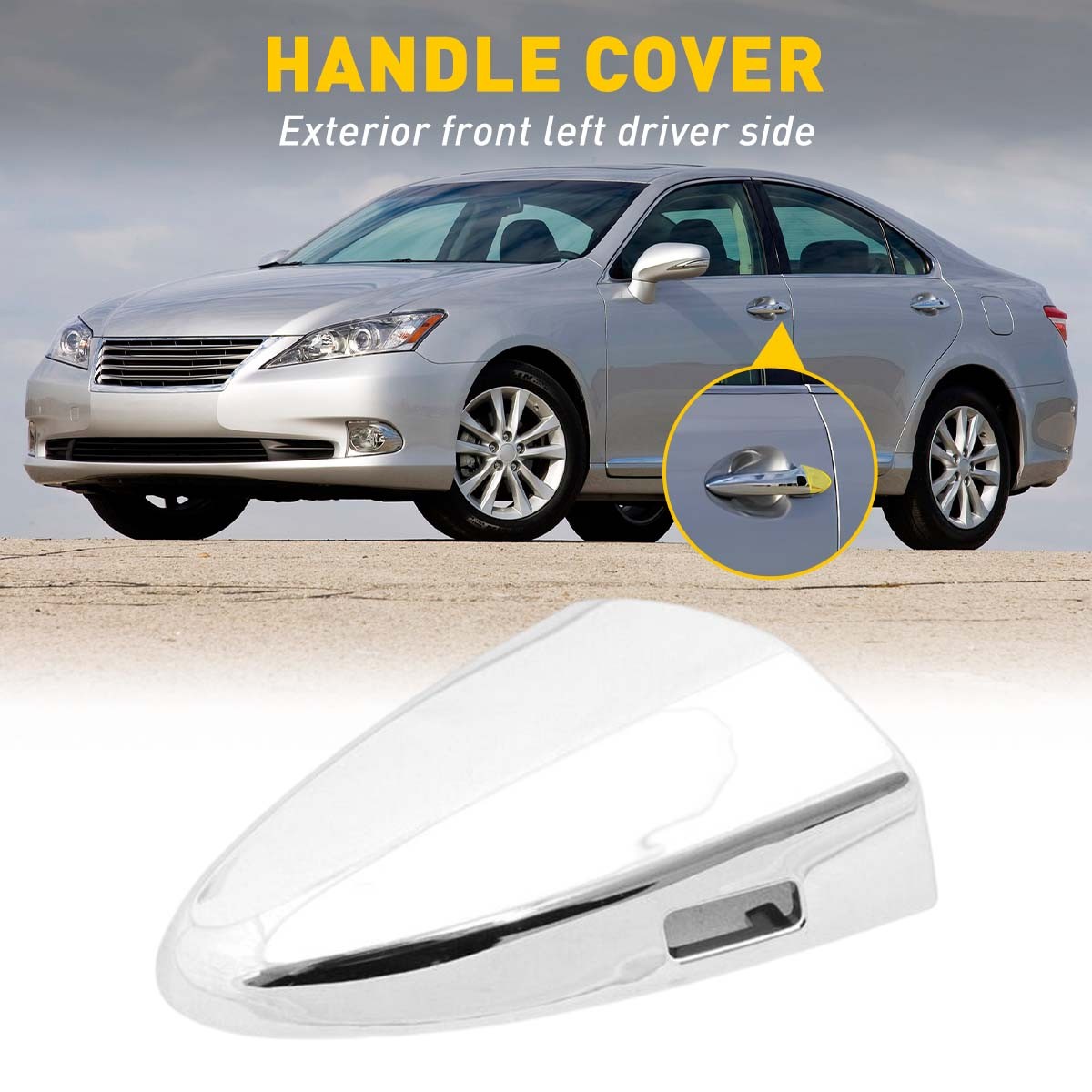 FRONT DOOR DRIVER LOCK HANDLE COVER 69218-33010 Fit for LEXUS ES350 LS600h LS460
