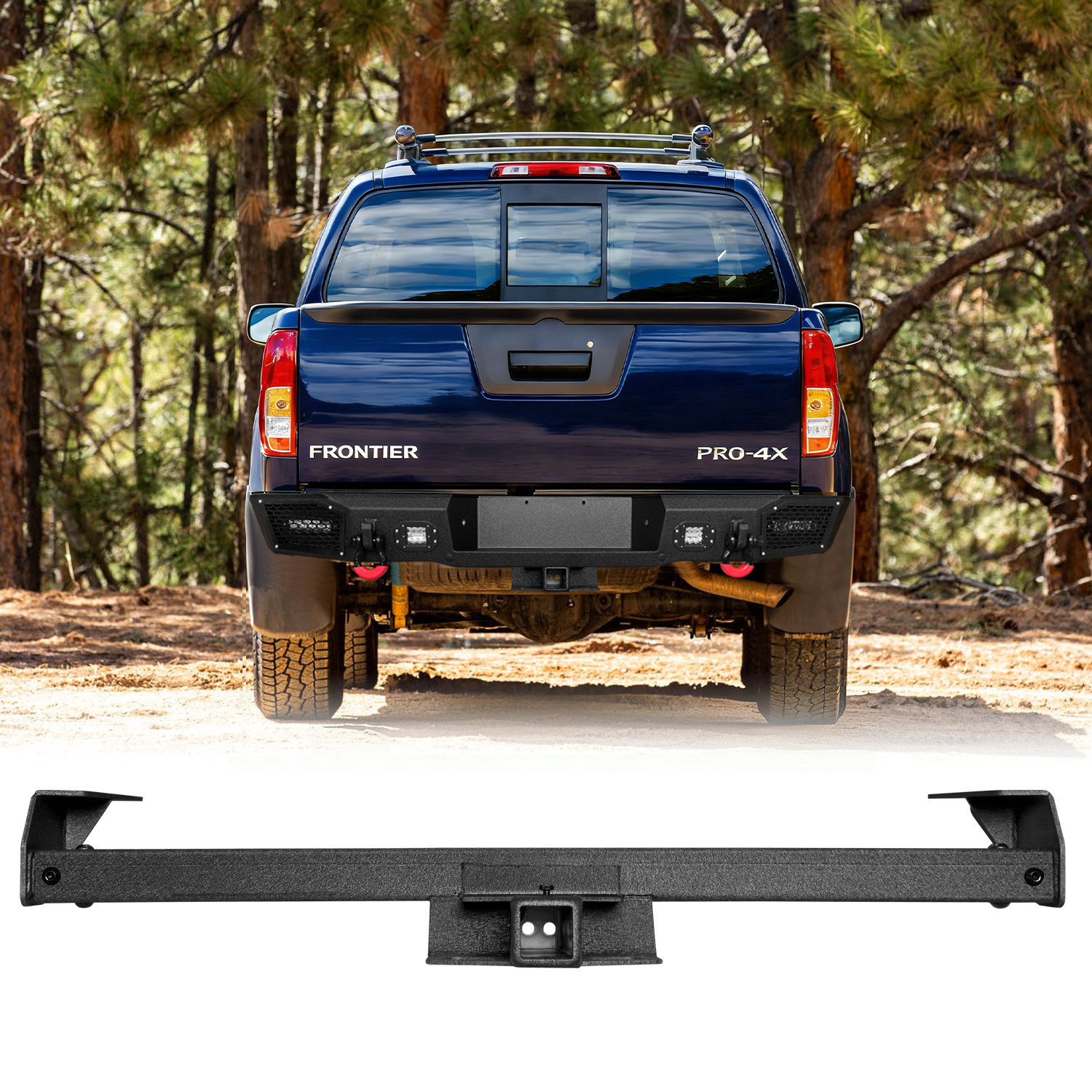 Vijay For 2009-2012 Suzuki Equator&2005-2024 Nissan Frontier Rear Trailer Hitch