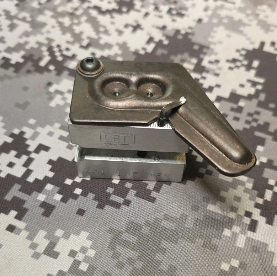 LBT DOUBLE CAVITY 401 165 WFN BULLET MOLD LEAD MOULD LEAD BULLET TECHNOLOGY