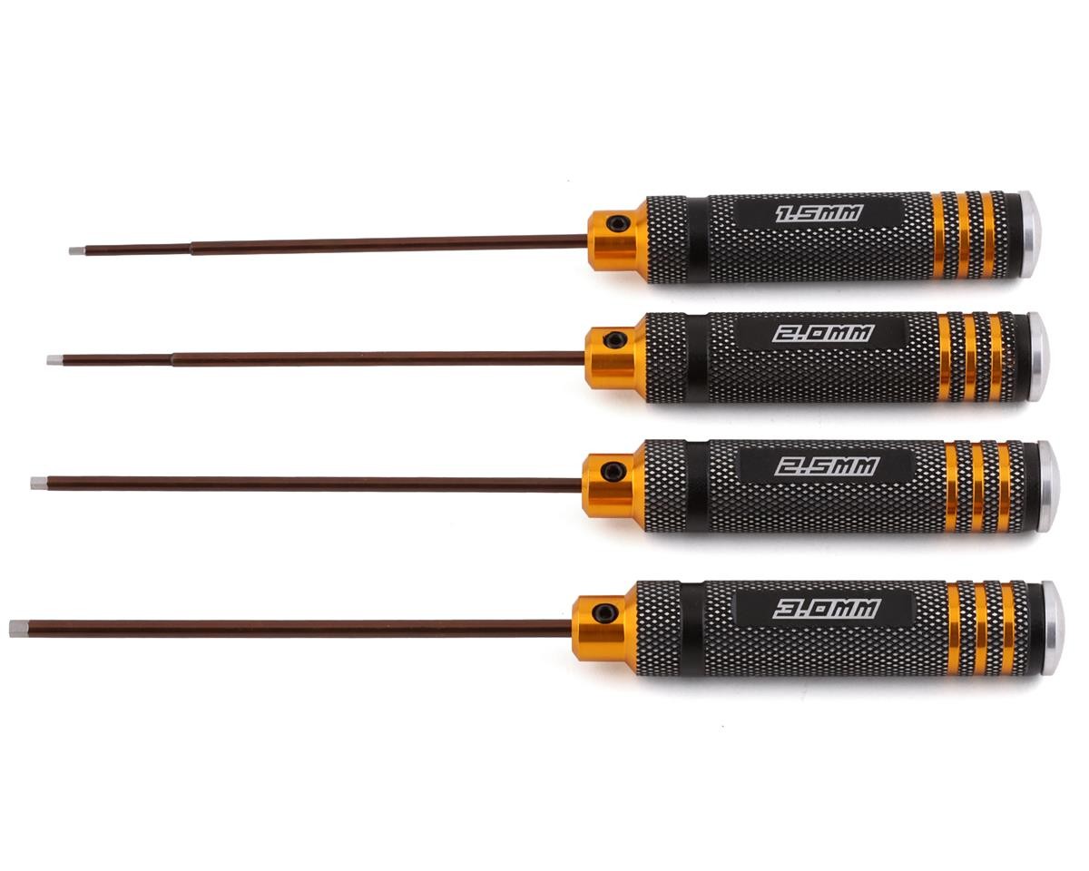 Yeah Racing Metric Hex Driver Set (4) (1.5, 2.0, 2.5, 3.0mm) [YEA-YT-0187]